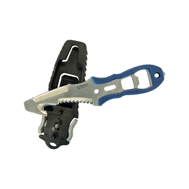 Multi-Function Outdoor Water Sports Gear Survival and Rescue Pilot Knife for Swimming & Diving