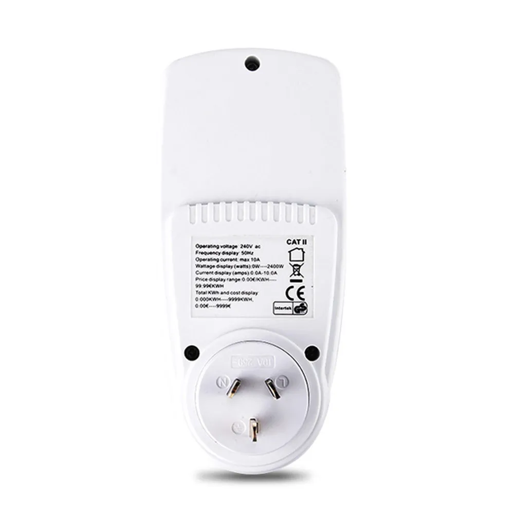 Electric Usage Monitor Outlet Wattage Meter Electricity Consumption Meters Measuring Power Energy Indicator