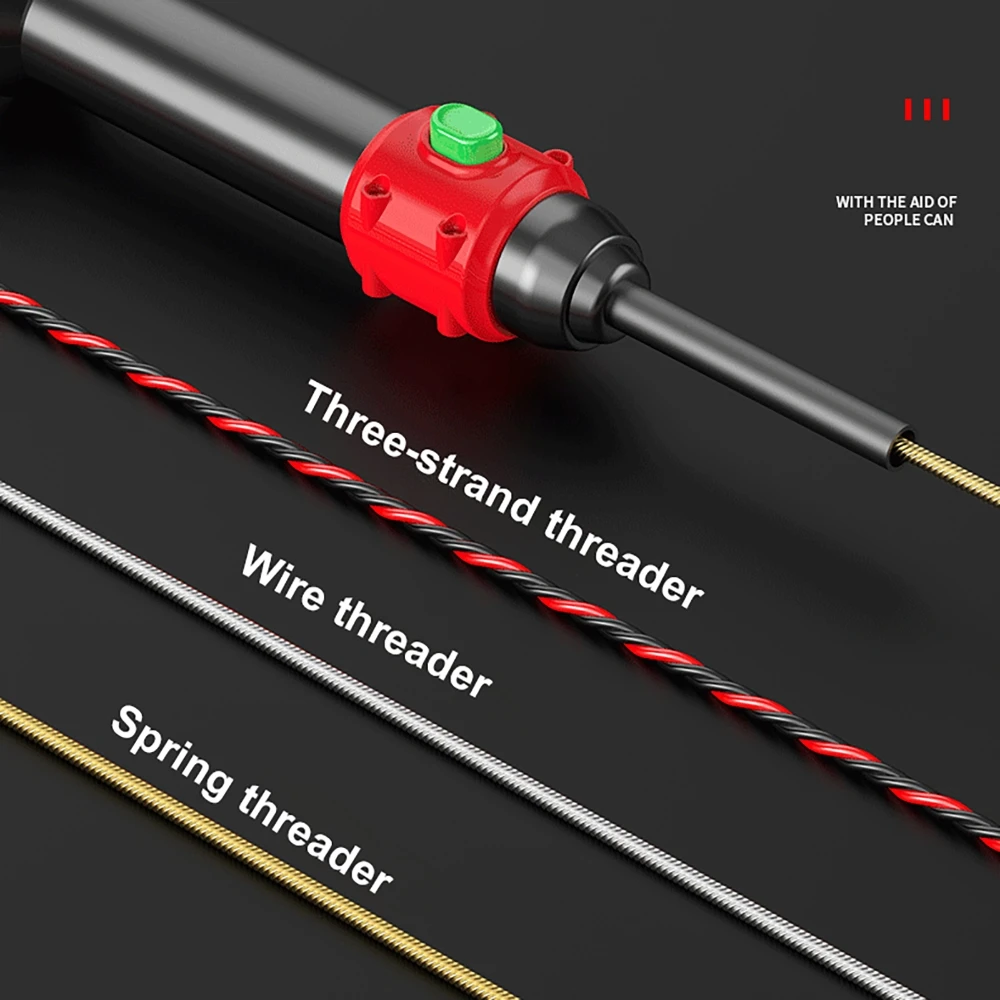 Extracteur de fil manuel pour électricien, aide à la filetage, outil de câblage de Conduit, extracteur de filetage, aide au tuyau mural, extracteur de Conduit portatif unique