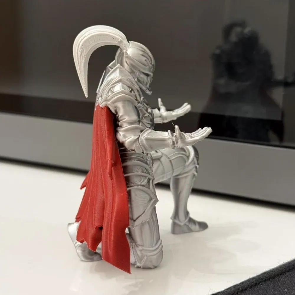 3D Printed Knight Pen Holder Plastic Unique Warrior Desk Organizer Multi-functional Stationery Stand Stationery Display