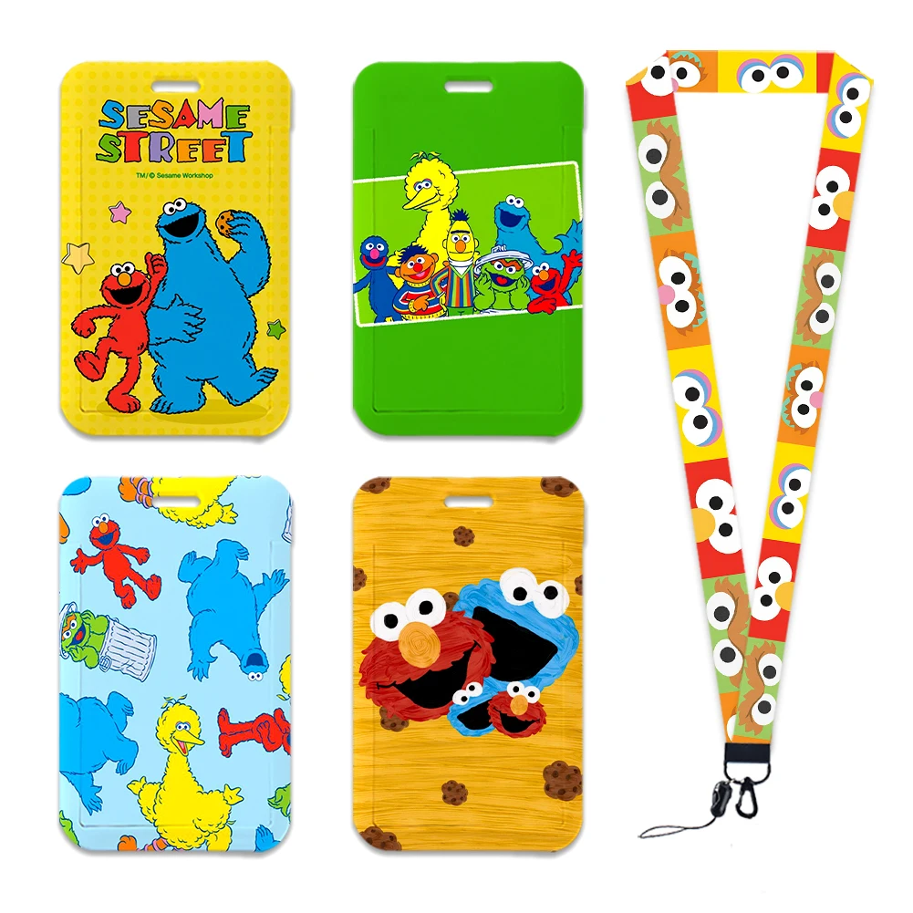 Hot Selling Cartoon ID Badge Houder Dezelfde Straat Creditcard Badge Student Card Nekkoord Lariat Telefoonband Sieraden Kids Gift