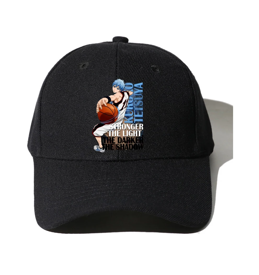 

Teenagers Hip Hop Caps Baseball Cap Spring Autumn Men Snapback Dad Hat Baseball Cap for aniem Kuroko's Basketball Cartoon Hat