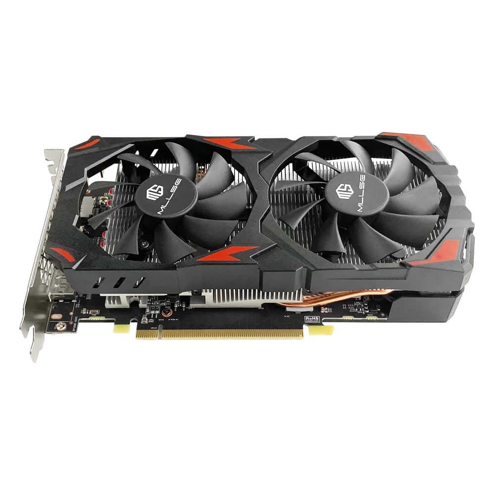 MLLSE Graphics Card AMD RX 580 8GB Placa De Video Gaming GDDR5 256Bit 6Pin PCI-E 3.0 ×16 Radeon GPU Computer Game Placa De Video
