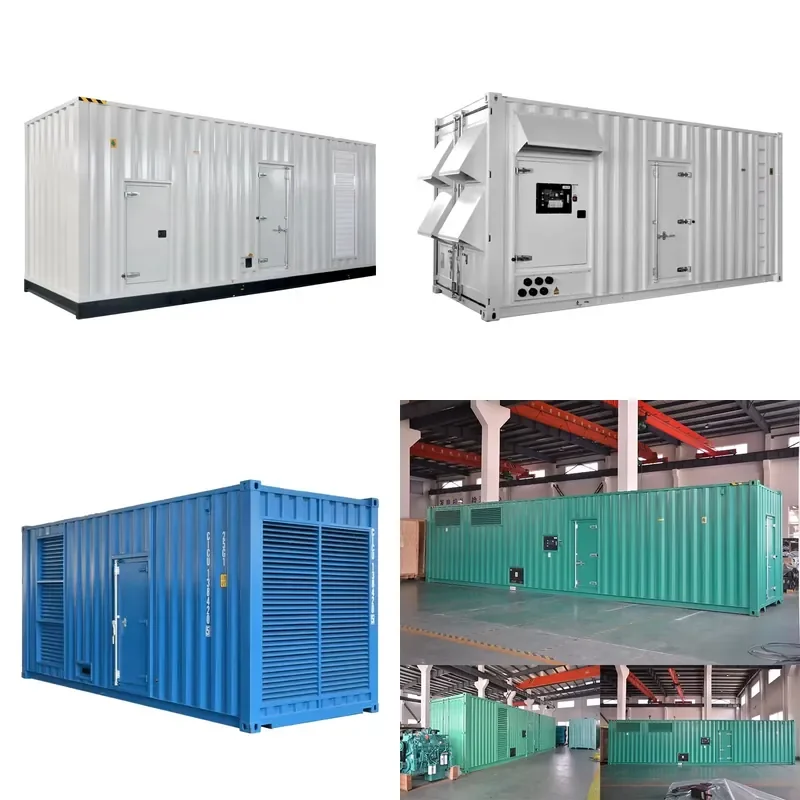 QSK19-G20 750 Kva Generator 1200 kw 600 Volts Enclosure Container 600kw with