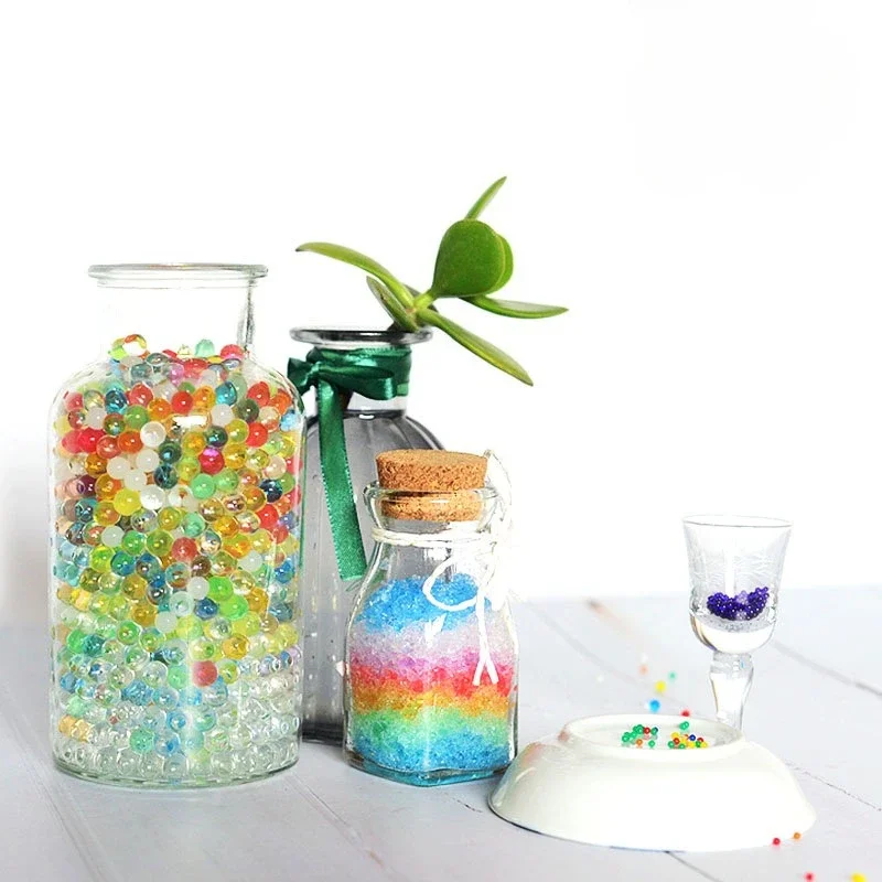 50000PCS Water Knikkers Crystal Clay Bullet Kinderspeelgoed Waterpistool Speelgoed 7-8mm Cap Guns Pellets speelgoed Water Bombing Ccessor