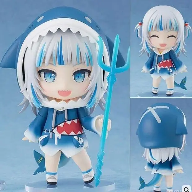 

Virtual idol Q version clay 1688 #Gula shark girl hololive face change movable, model box