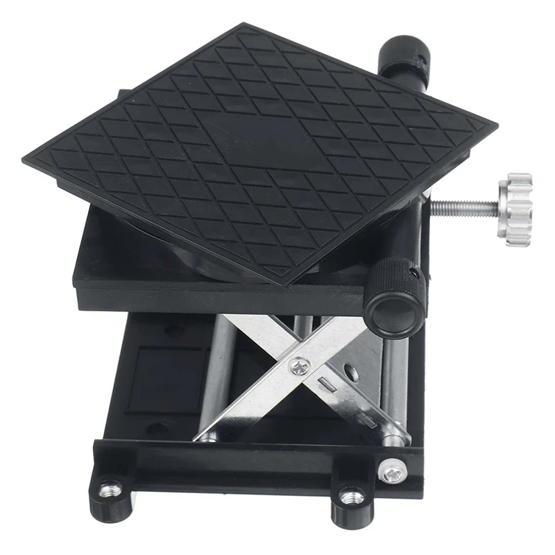 360 ° Roterende Aluminium Router Tafel Houtbewerking Graveren Lab Hijsstandaard Rack Lift Platform Houtbewerking Banken