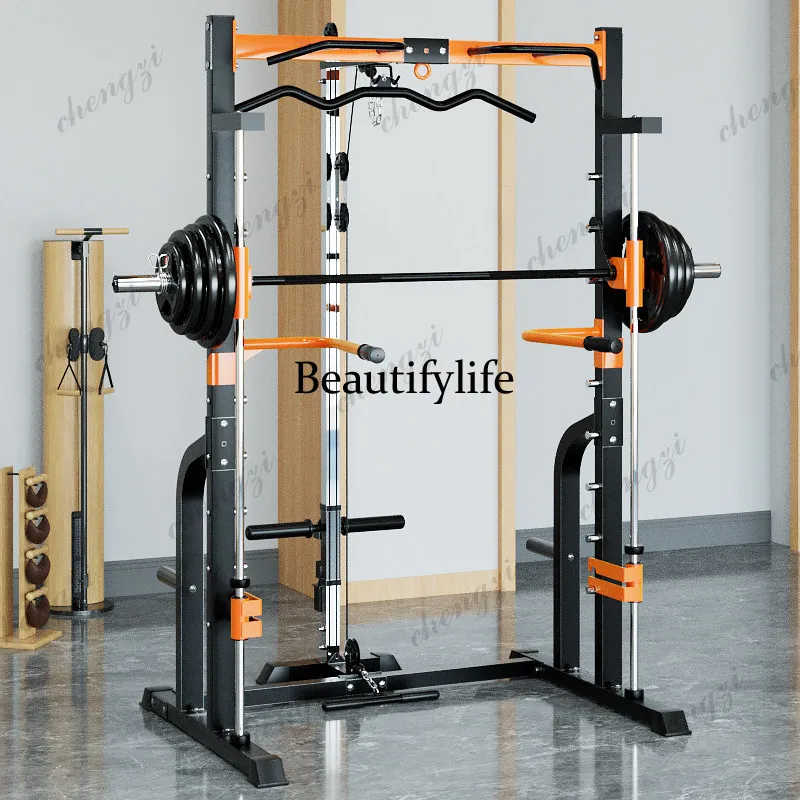 Comprehensive trainer Bench press rack Household fitness equipment Strength multi-functional integrated squat rack