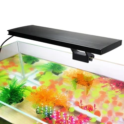 Luces LED ajustables de espectro completo para acuarios, iluminación impermeable para decoración de peceras, crecimiento de plantas acuáticas, 110V-240V, 24/7