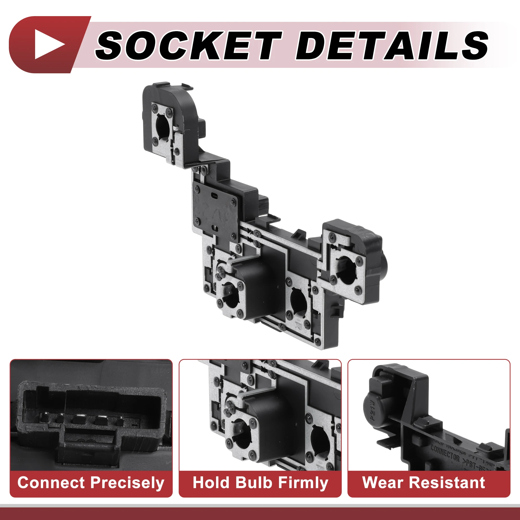 

X Autohaux 1 шт. правый разъем заднего фонаря для Peugeot 307 T63 08-12, разъем лампы