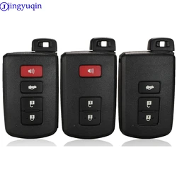 jingyuqin Remote 3/4 Button Car Key Case Shell For Toyota Camry Corolla Avalon Rav4 Land Cruiser Smart Key