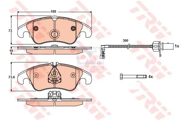 Store code: GDB1768 for brake BALATA ON 08 A4-A5-Q5---tdi-tfsi