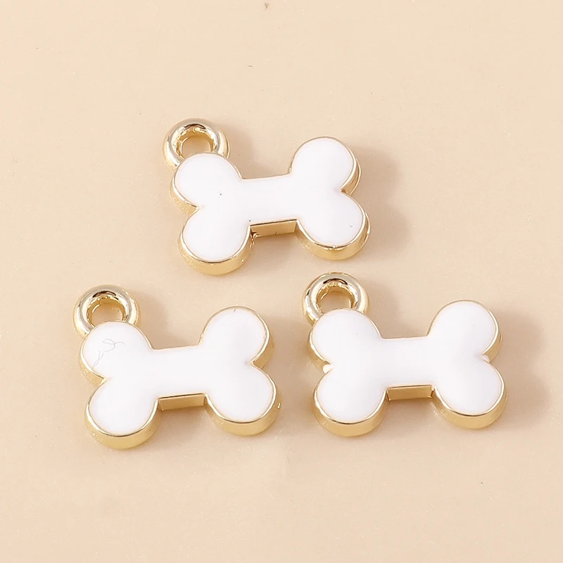 20 Stück Cartoon-Tier-Hunde-Anhänger, Emaille-Pfotenabdruck-Charms für Schmuckherstellung, Ohrringe, Halsketten, Armbänder, DIY-Geschenke – Detail 21