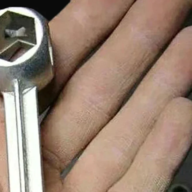 

6-15mm Bone Shape Hexagon Wrench Multipurpose 10 Holes Cycling Durable Spanner Bicycle Bike Repair Tool Accessories