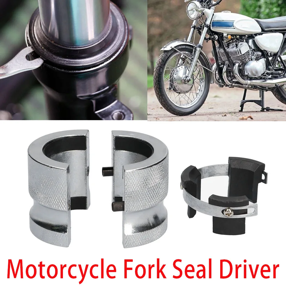 Motorcycle Fork Seal Driver Adjustable 30-45mm Oil Seals Install Tool Works On Conventional Inverted Forks Instal Motor Part