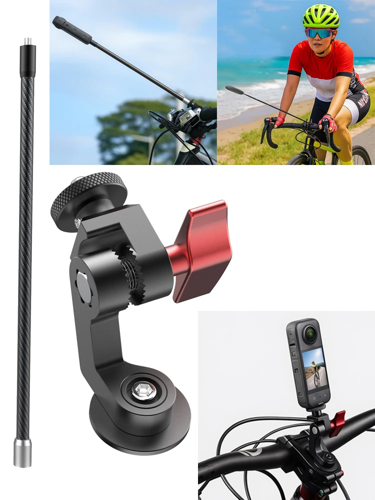 AliExpress Erchang Bike Headset Cap Mount for Insta360 X5 X4 X3 ACE PRO 2 with Carbon Fiber Selfie Stick Bowl Group Cover Holder