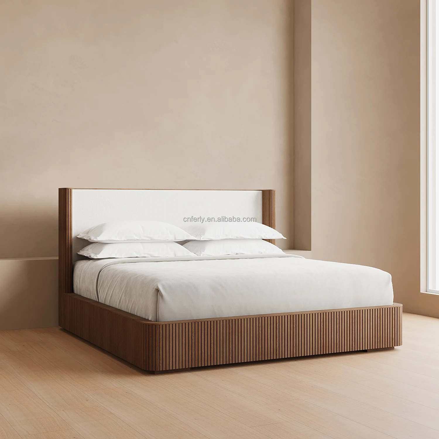 

Новое поступление, индивидуальная роскошная мебель для спальни отеля, комплекты постельного белья King Size, кровать с деревянным каркасом