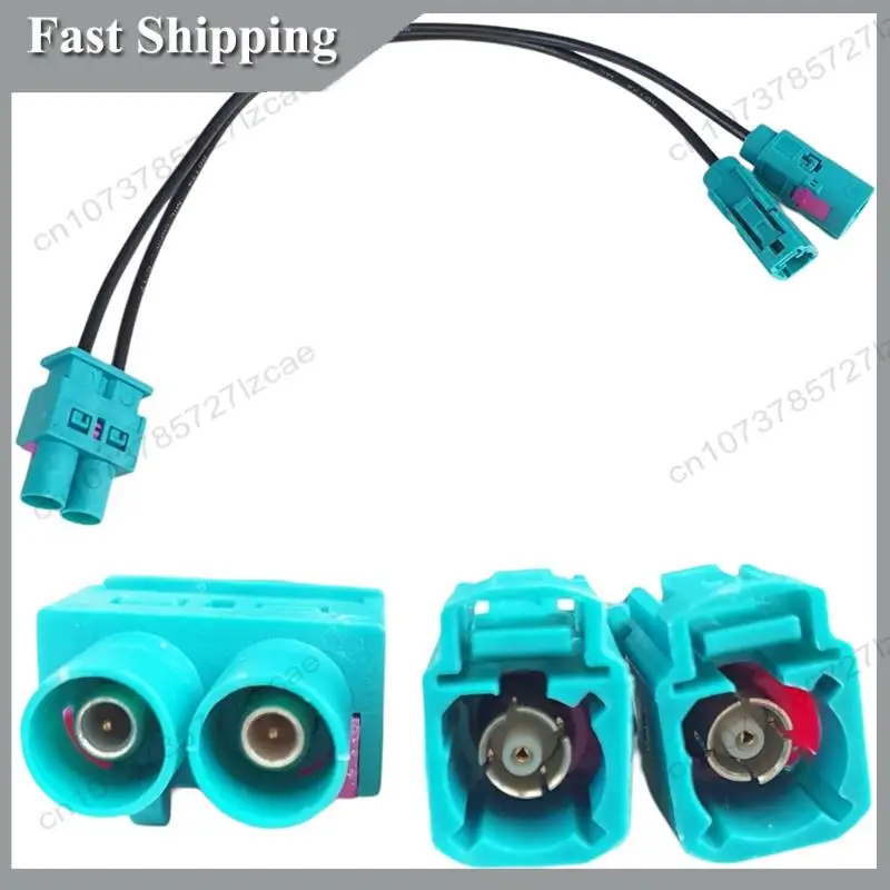 -A99Z Antenna Adapter Cable Dual Fakra Plug Socket Connector Converter For  VW Radio Player Head Unit