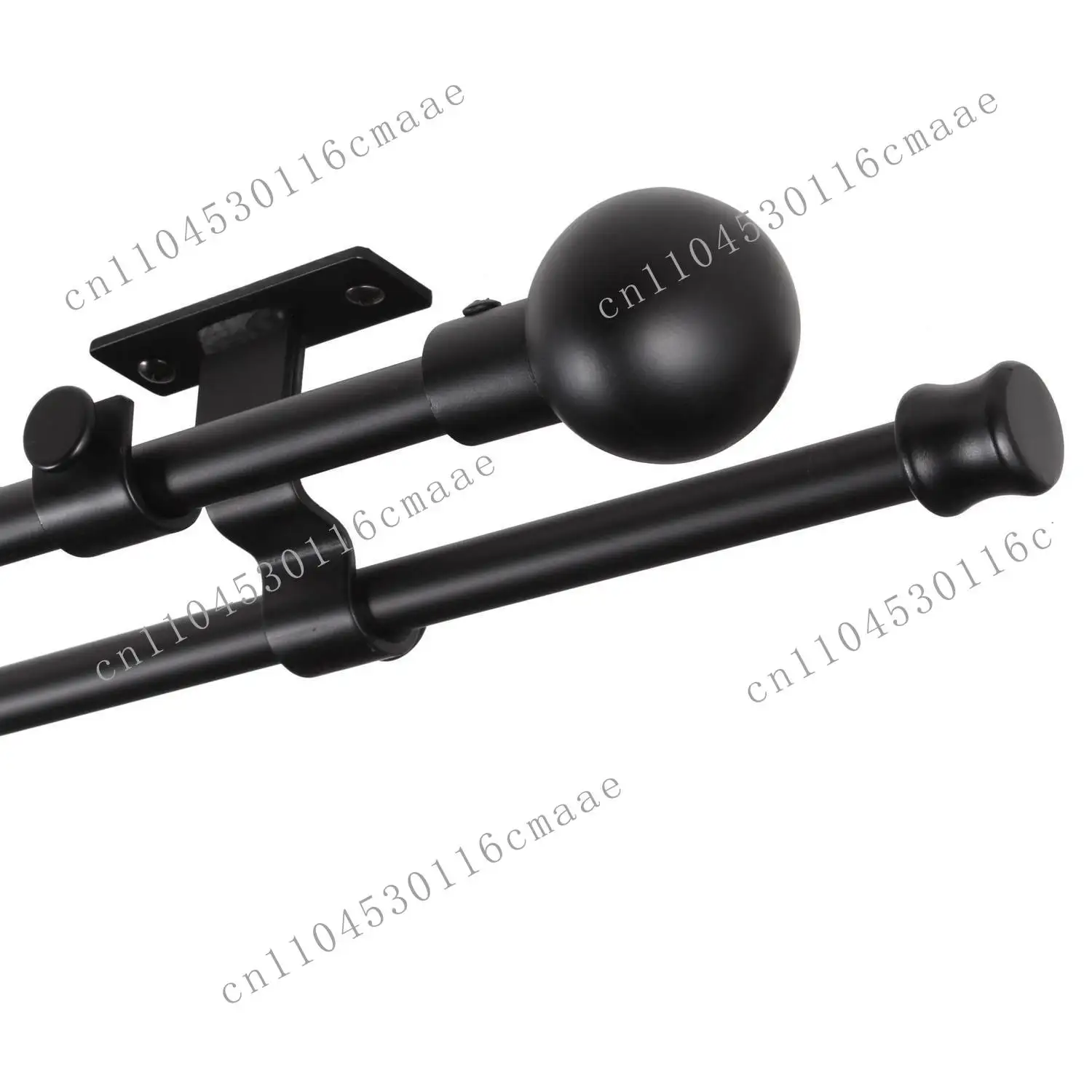 20Mm curtain rod bracket base support top installation hook shelf curtain rack support single rod fixing accessories