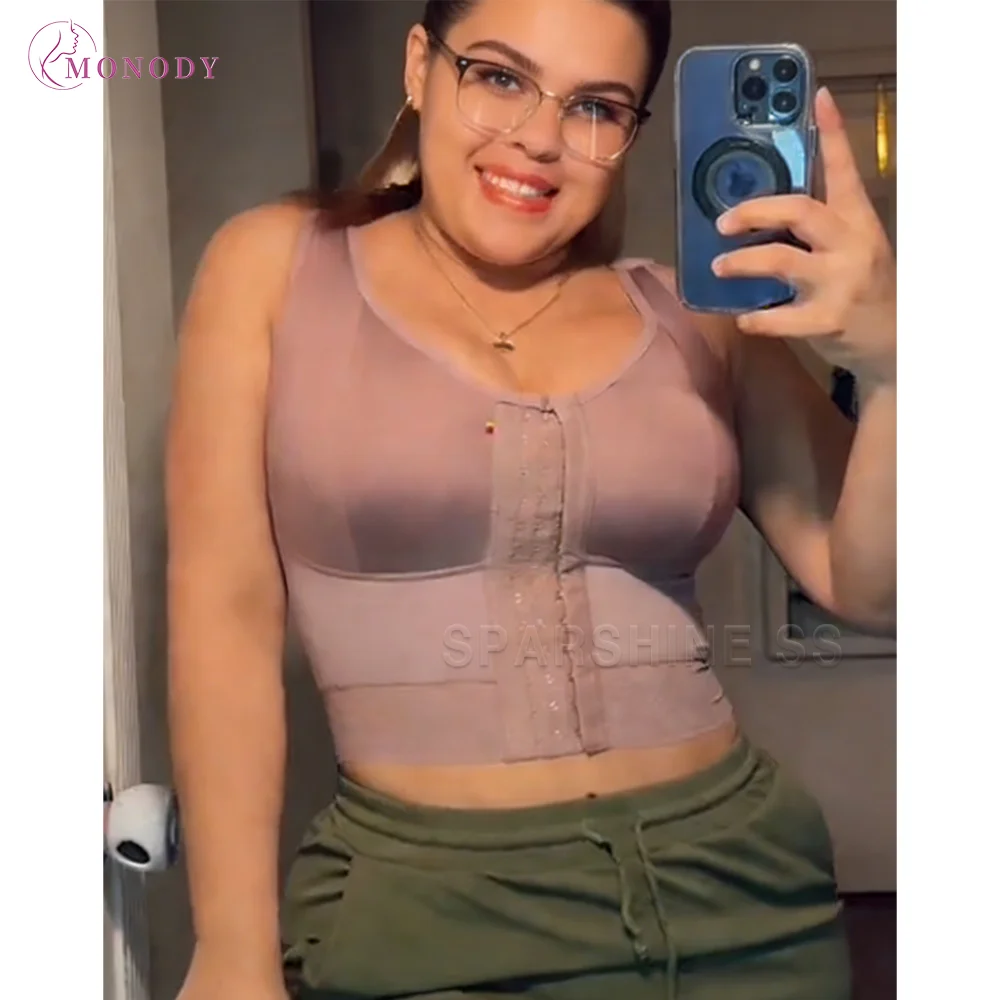 

Fajas Colombianas женский послеоперационный компрессионный жилет без рукавов для похудения, корректирующее белье для контроля живота, топы для восстановления