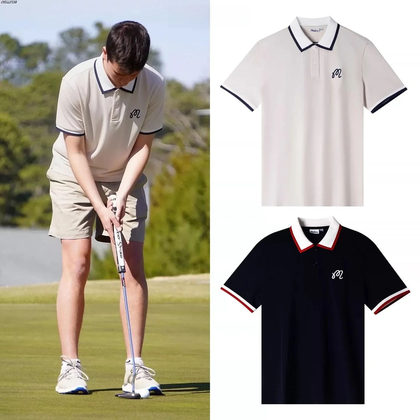 new-2026-men's-golf-clothing-short-sleeve-shirt-sport-casual-quick-dry-breathable-collar-golf-jersey-lightweight-fit