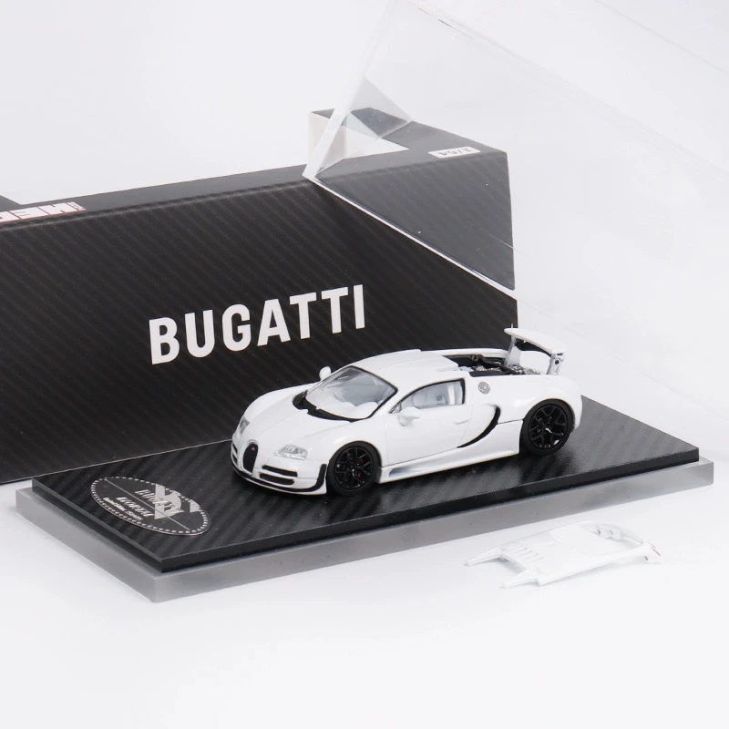 دييكاست 1:64 مقياس مورتال معرض محدود بوجاتي فيرون نموذج سيارة تحصيل لعبة هدية تذكارية عرض حلية #2