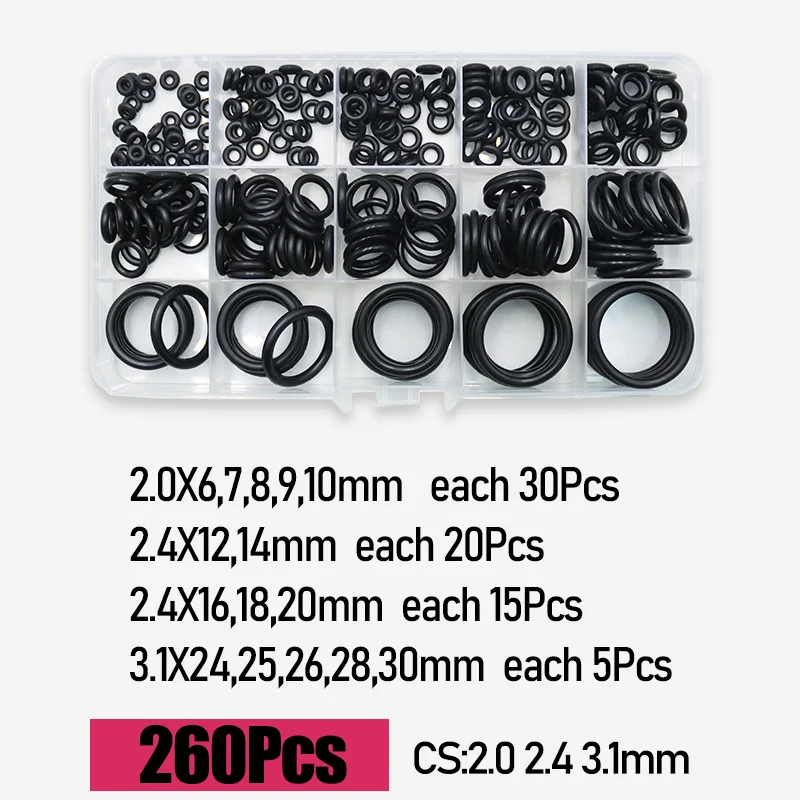 3230p O-Ring Nitrilkautschuk O-Ring NBR Dichtung Dichtung O-Ring CS 1/1,5/2,0/2,4/3,1/4,0 mm Auto Auto Fahrzeugreparatur Ölbeständiger O-Ring – Detail 16
