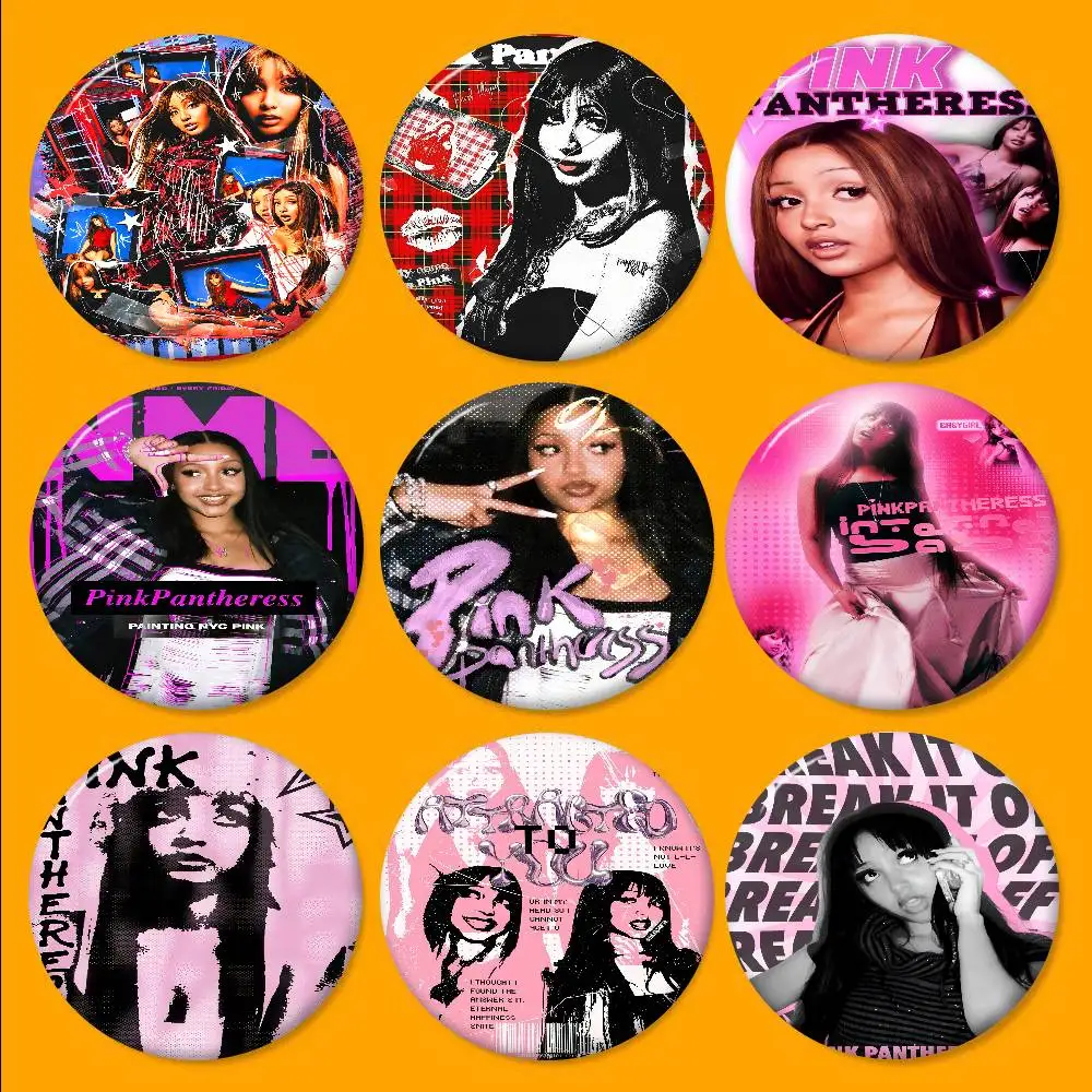 PinkPantheress المغني صور دبابيس الإبداعية شارة مستديرة الهدايا دبابيس 32/44/58 مللي متر