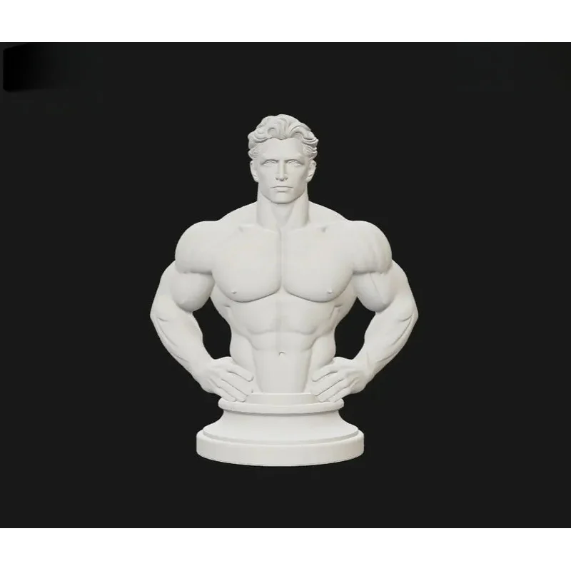 Half-Body Statues Of Modern Professional Bodybuilders From Europe And America, Decorative Items For Fitness Enthusiasts' Gyms