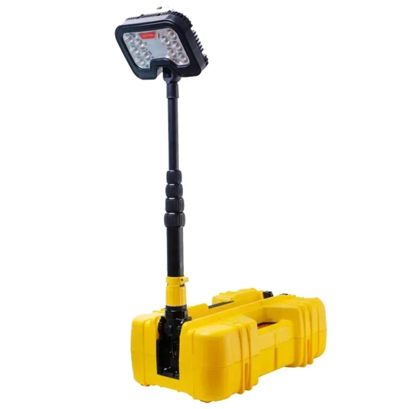 

60W high bright emergency with battery mobile light work light rechargeable portable led remote area lighting system