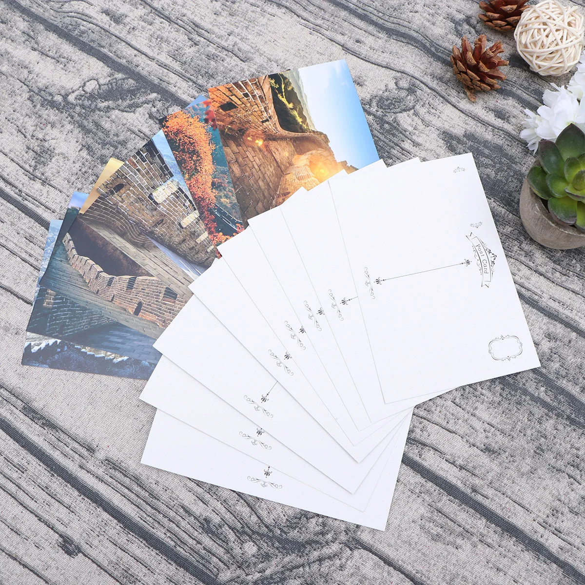 

15 Pcs Great Wall Postcards Premium Paper Ideal Collectors Scrapbooking School Projects Gifts Invitations