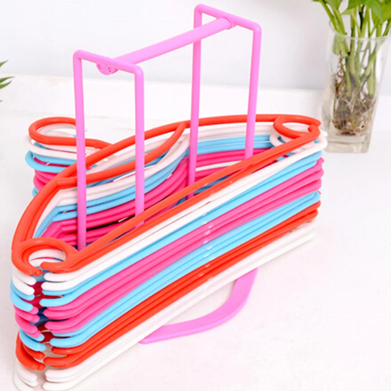 Hanger Organizer Hanger Stacker for Closet Laundry Room Holds Clothes Hangers Hanger Storage Rack Holder Clothes Hangers