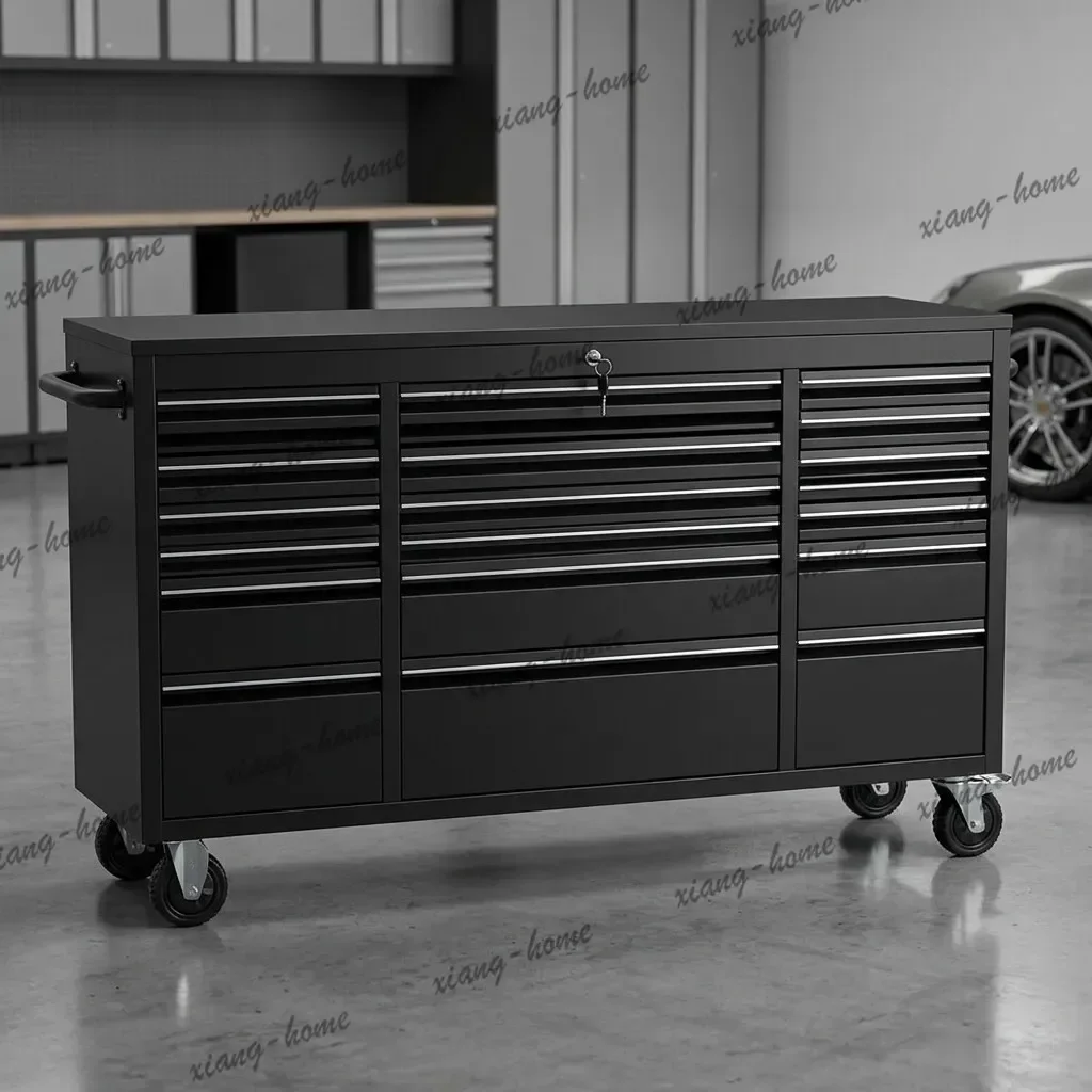 PG 72 Inch Foreign Trade Heavy Tool Cart Drawer Cabinet Auto Repair Workstation Workshop Repair Workbench Mobile Tool Cart