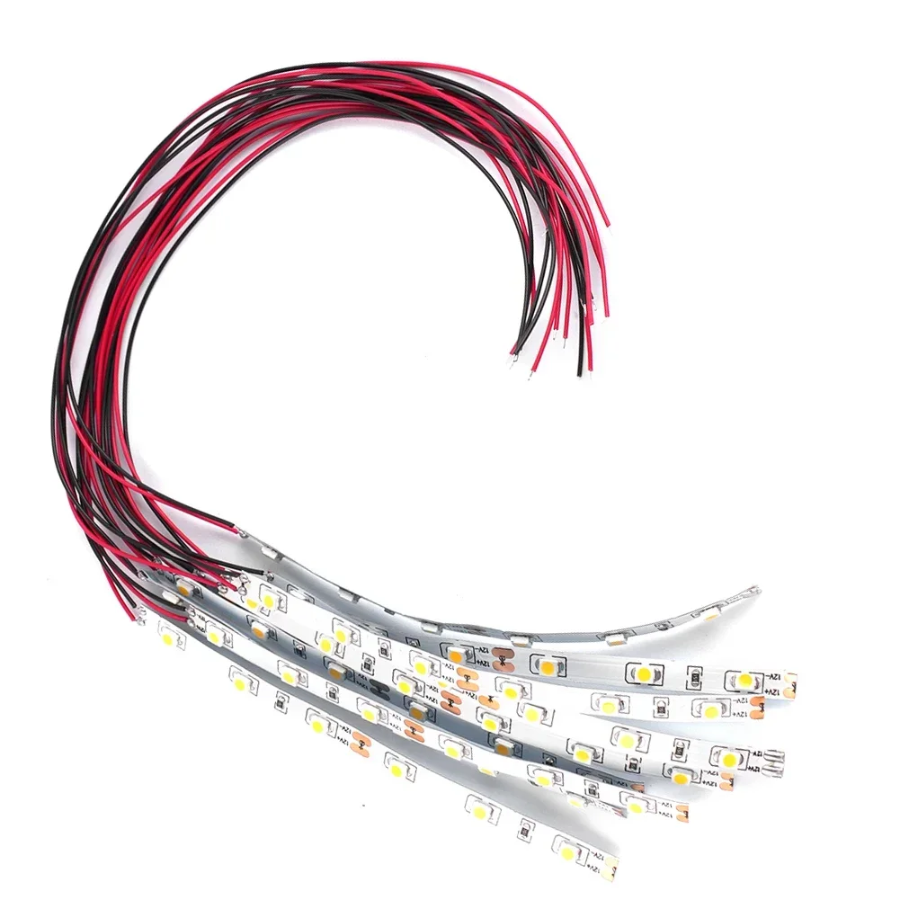 Accessories Dollhouse Indoor LED Light Strip Decoration 20 Cm Long 6 Led Building DIY Flexible LED Layout Pre Wired