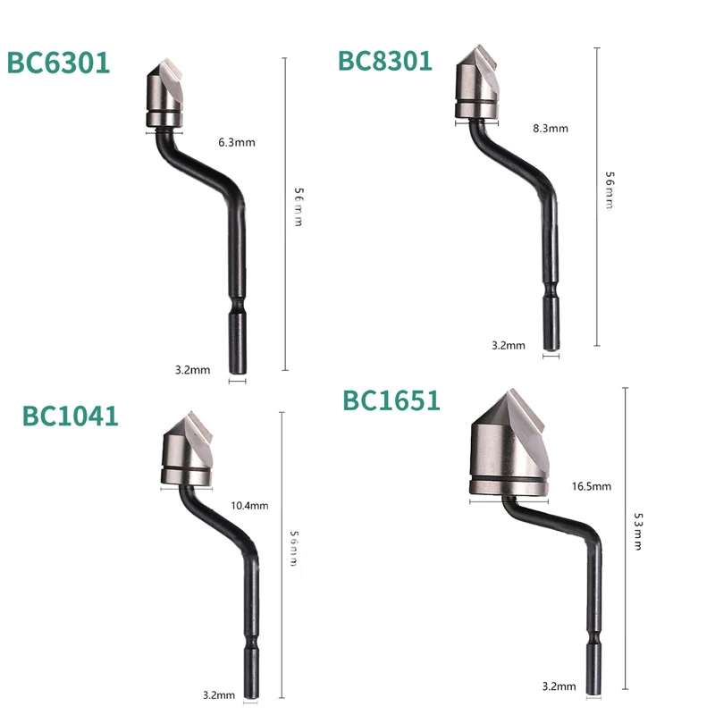 

BC6301 BC8301 Chamfer Tool, High Quality Countersunk Blade BC1651 BC1041 Trimming and Deburring System