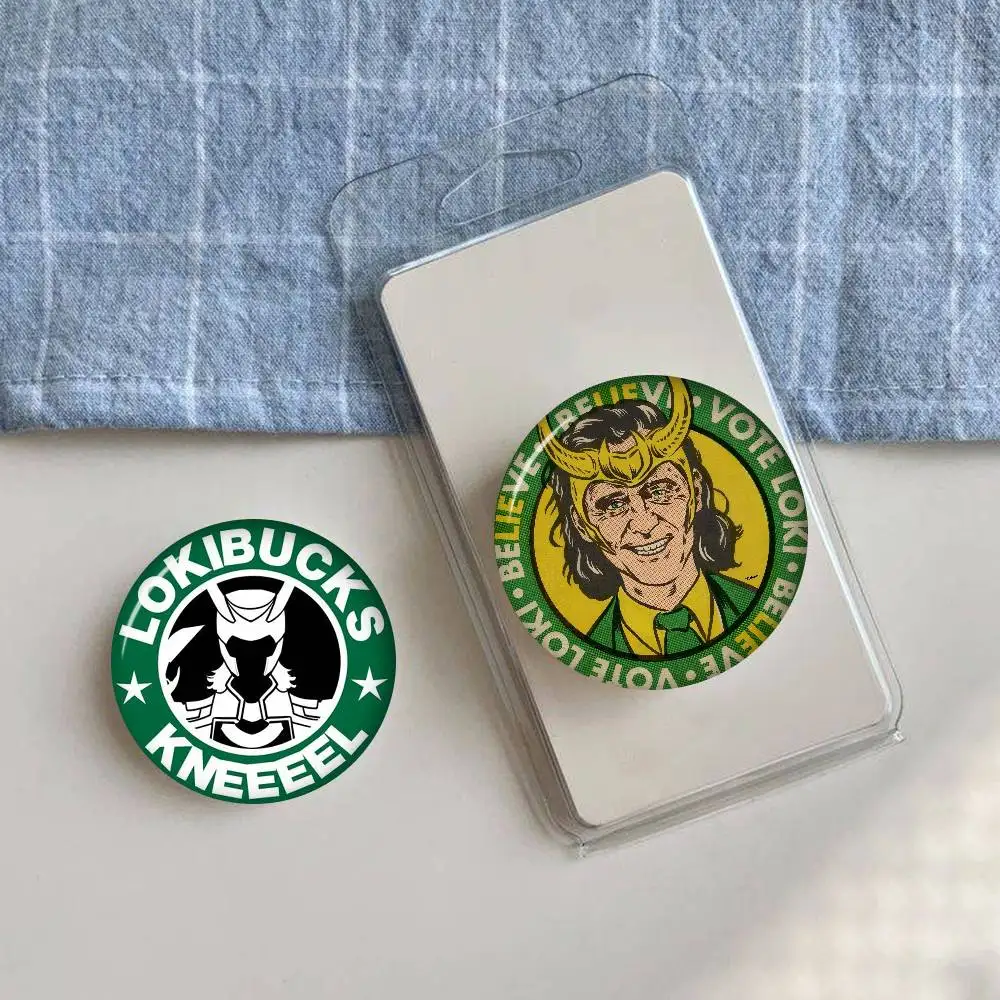 Anime Creative Tinplate Soft Button Pins Animal Icon Brooch Lapel Backpack Badge Accessories Pin LOGO L-loki Fsor P-presidents view 3