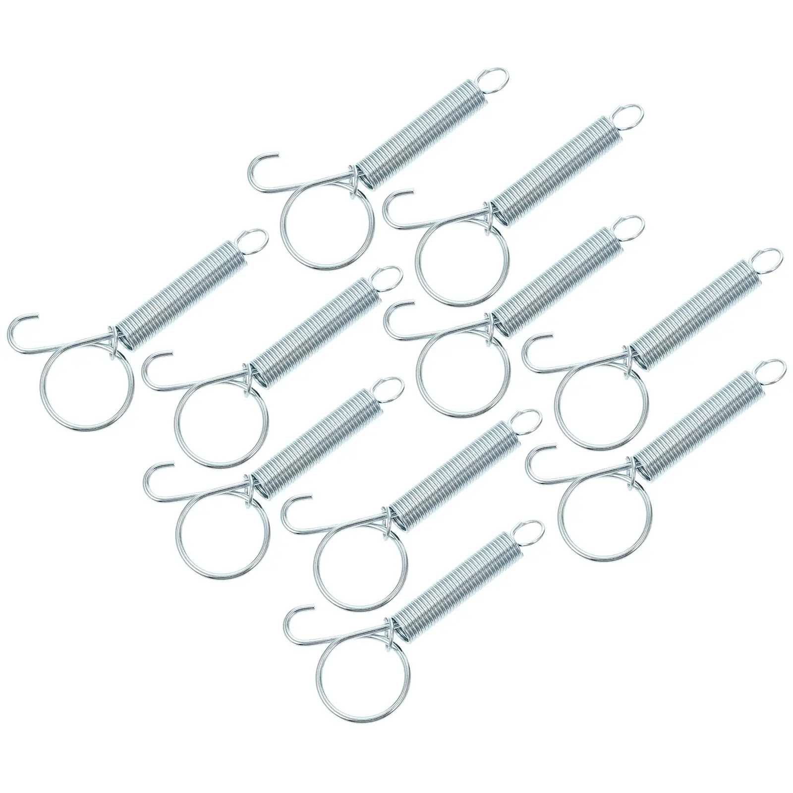 

10 Pcs Cage Door Spring Hook Stainless Steel Durable Rabbit Chicken Pigeon Quail Bird Cage Pet Feeder Fixed Guinea Pig Hook