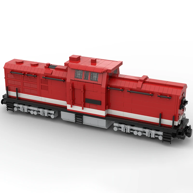 MOC-194809 Diesel Locomotive BR 110 Advanced Customized Building Blocks  DIY Train Model Assembly Bricks Toys Kid's Xmas Gifts