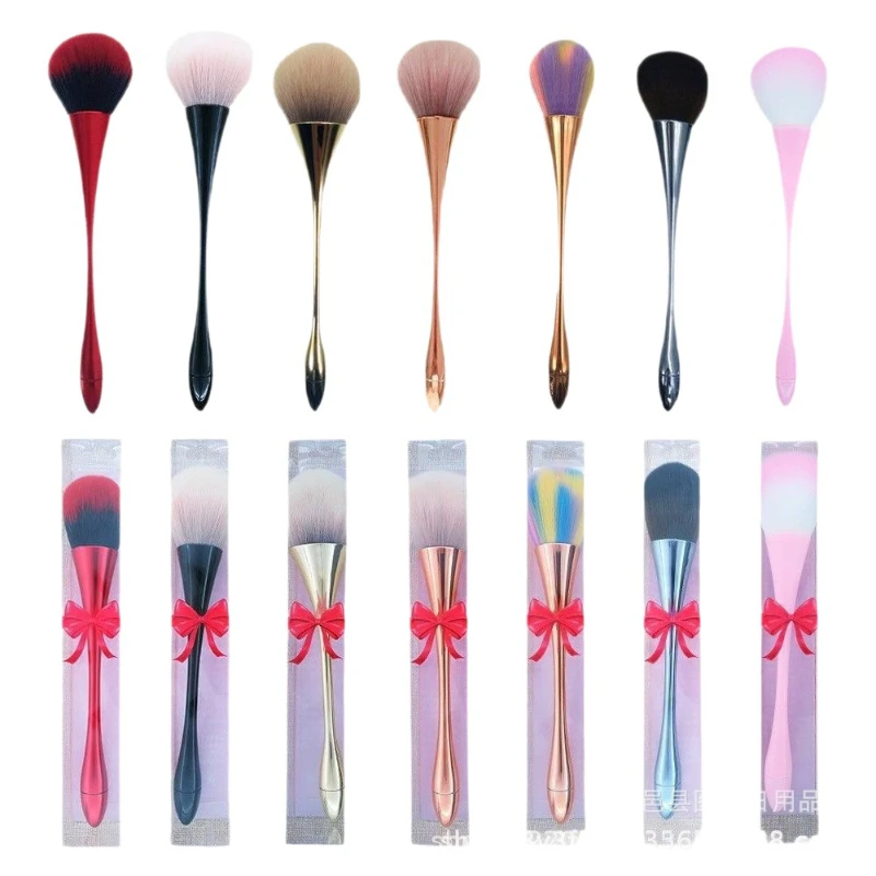 Nail Art Brush Remove Nail Dust Brush Acrylic UV Gel Polish Powder Cosmetic Face Cont Cosmetic Face Cont Colorete Make Up Tool
