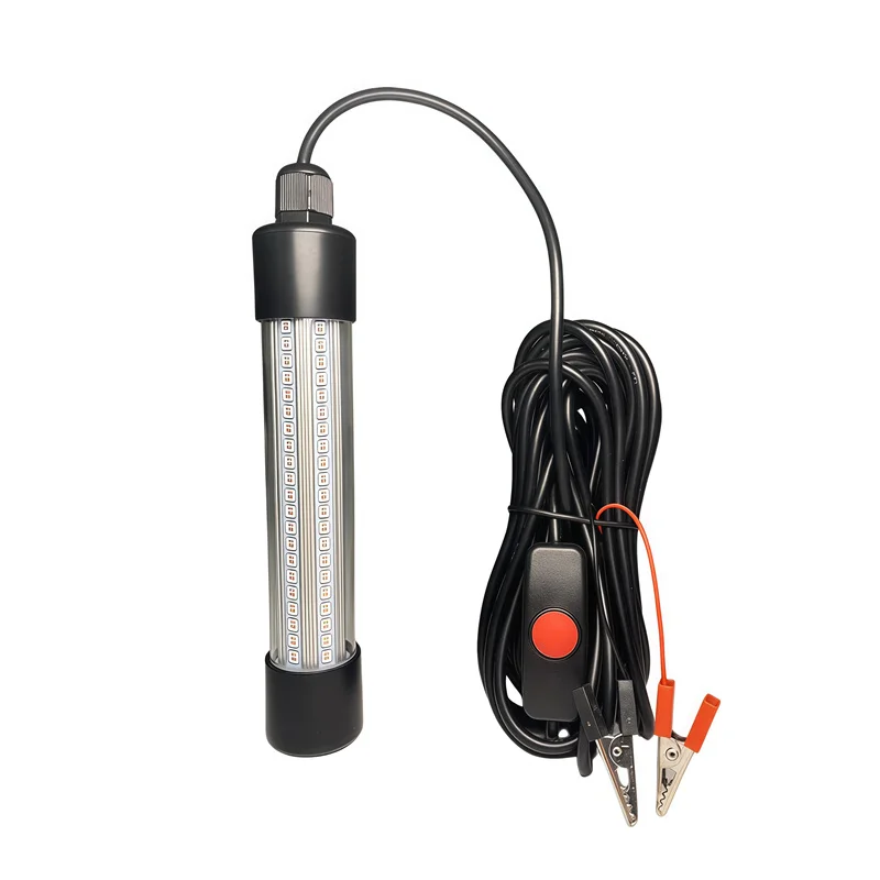 13W DC12V LED Fishing Light IP68 Waterproof Submersible Underwater Lure Fish Finder Lamp Attracting Bait for Fishing Lighting