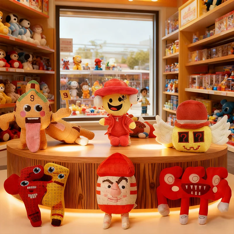 

2025 Steal A Brainrot Esok Sekolah Plush Hot Game Peripheral Plushie Cute Cartoon No. 9 House Stuffed Doll Toy Gamer Fans Gift