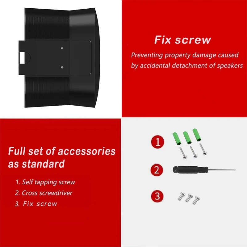 DN-جدار جبل حامل معدني ل Sonos Era 300 الصوت غرفة نوم جدار تخزين حامل المنظم رف مكبر صوت ذكي قوس