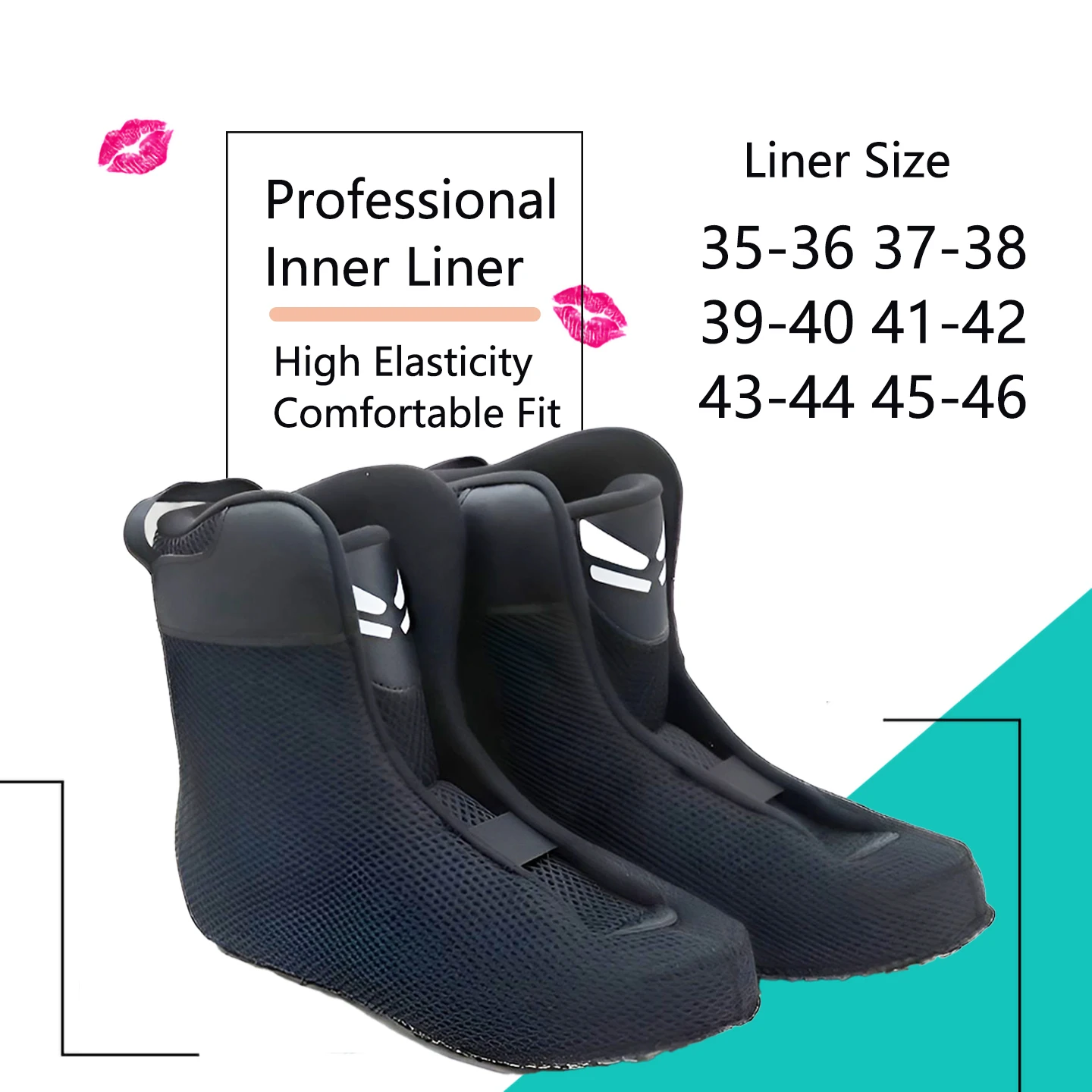 Universal Inline Skate Liner for Adults & Kids Removable & Washable Anti-Odor Inner Boot for Slalom Skates  Roller Skates