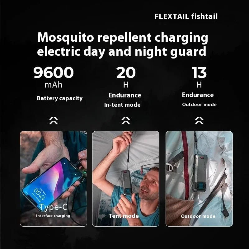 Flextail Max Repel Mosquito Repellent Machine Portable Outdoor Camping Fishing Equipment Wireless Mosquito Insect Repellent