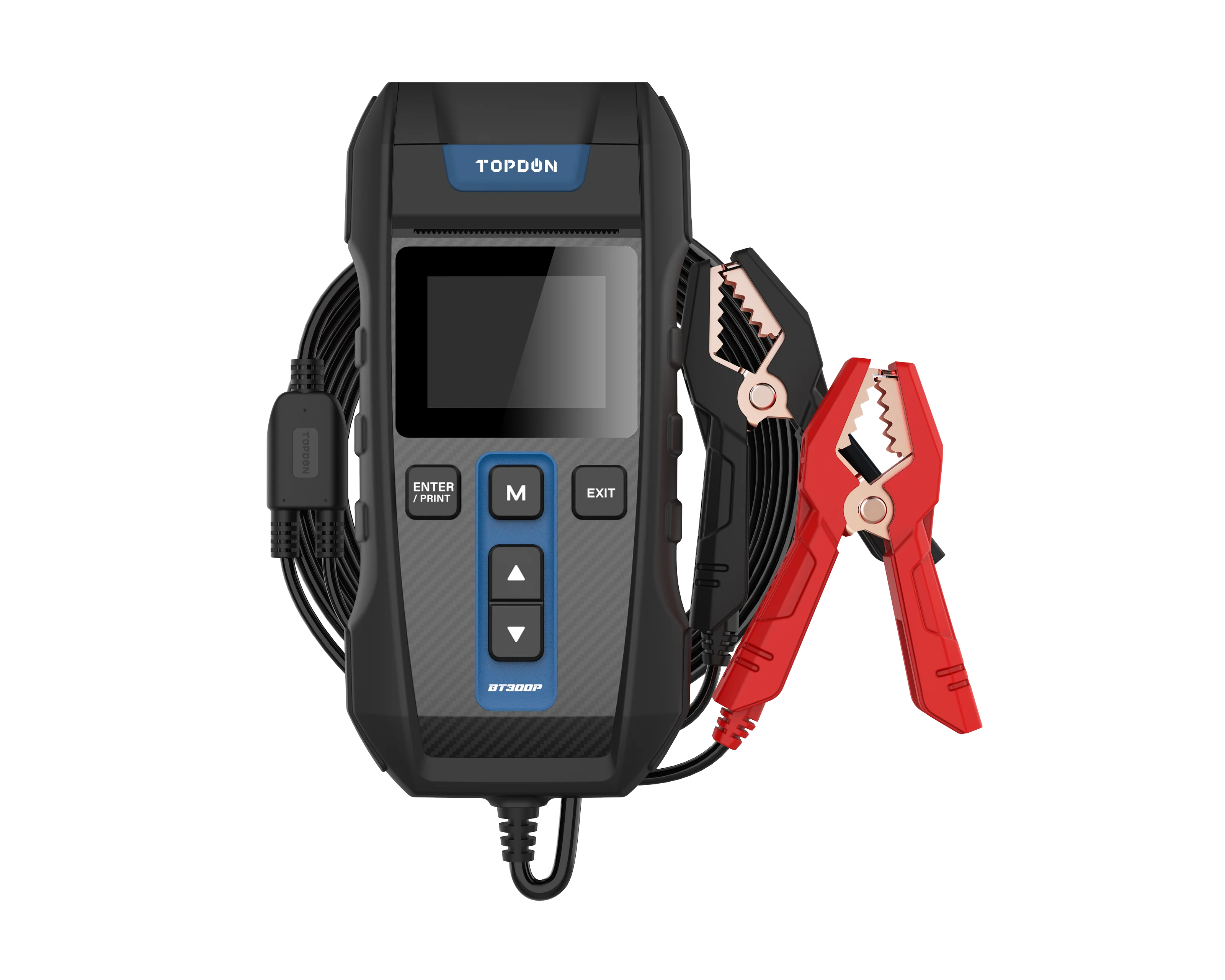TOPDON BT300P 12V Auto Batterie Tester mit Drucker Batterie Last Test für Motorrad Auto Lade Ankurbeln Batterie Analyzer