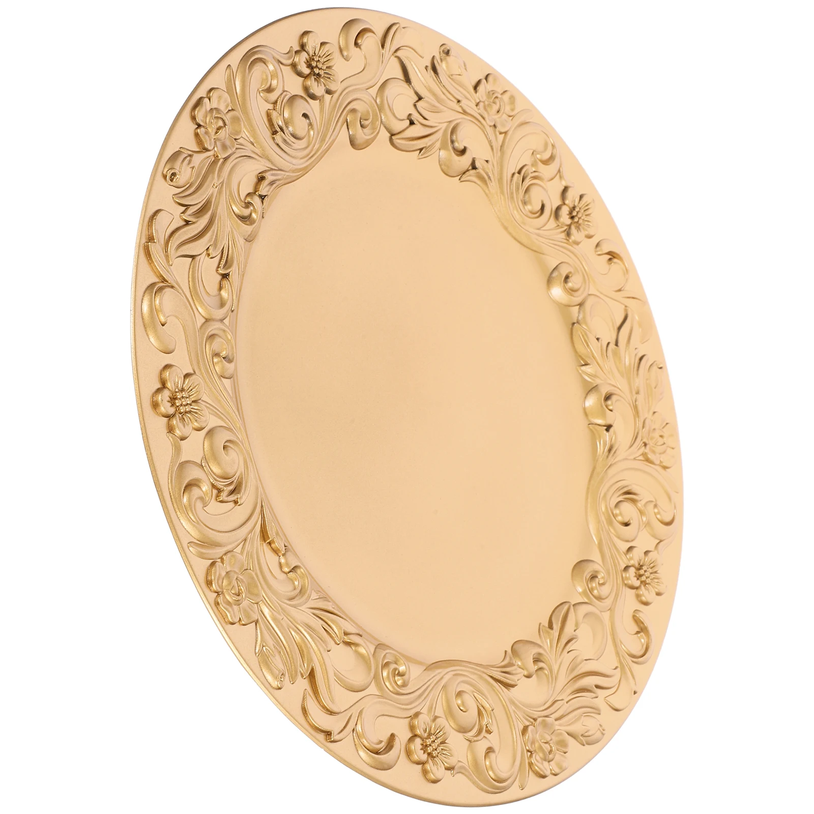 

Vintage Decorative Tray Retro Carved Jewelry Plate Trinket Storage Plate Earring Dish ganizer Storage Trinket Display