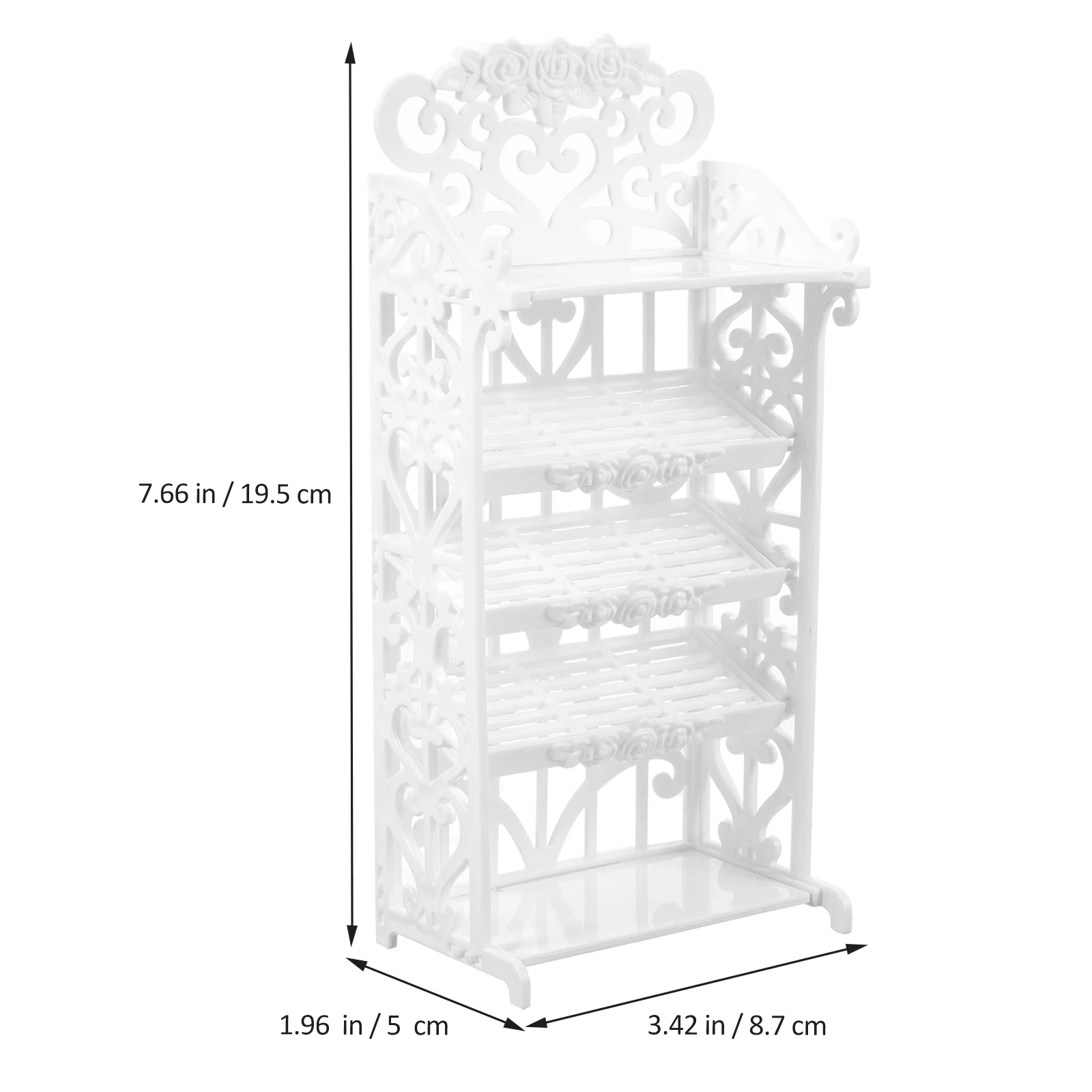 Shoe Cabinet Rack Creative Plastic Storage House Living Room Furniture Toy Props Kitchen Mini Accessory