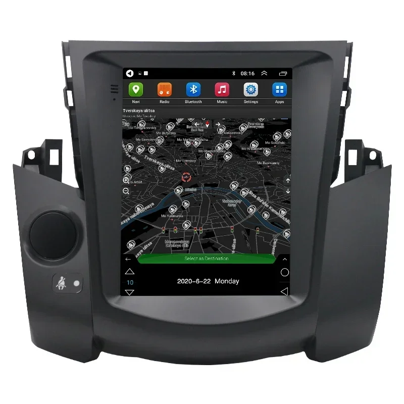 

2025 Hot Sale 9.7 Inch 2din Tesla Screen Android Car Radio Navigation Car Audio for Toyota Highlander 2009-2012 Dvd Player