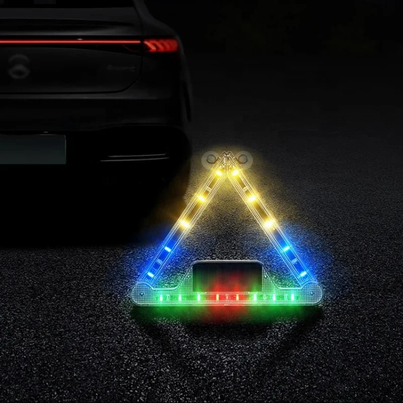 N22 Foldable LED Emergency Vehicle Light Bar Wireless Car Signal Lamp USB Rechargeable Warning Beacon for Roadside