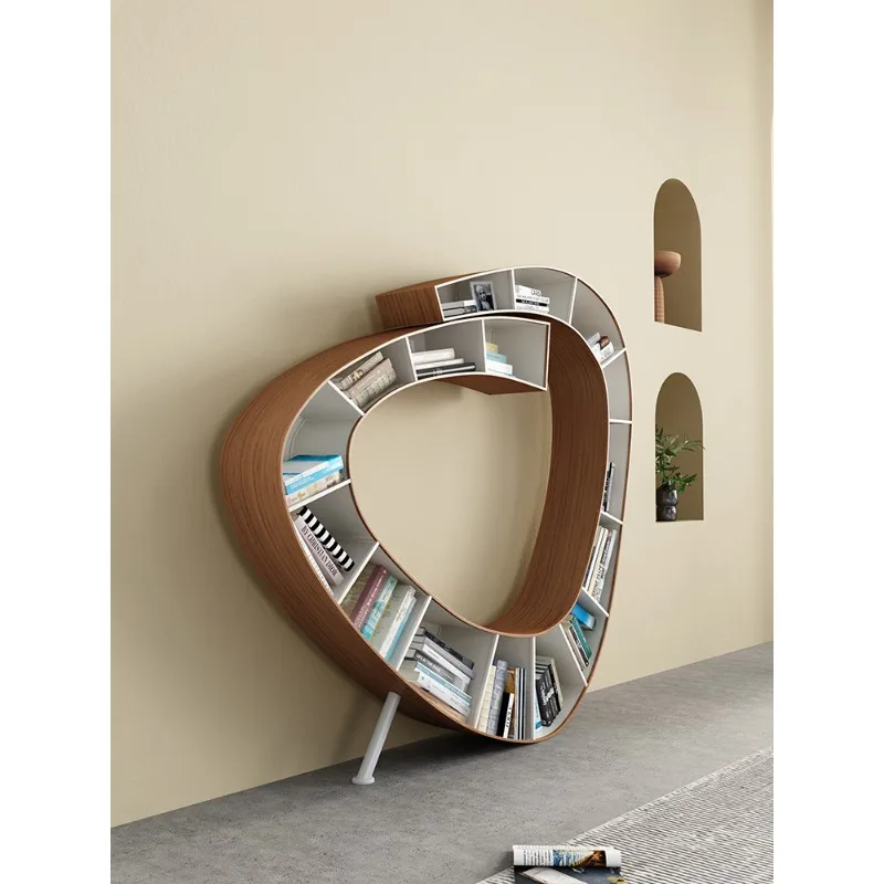 Wrought iron letter bookshelf creative against the wall office floor decoration display stand soft decoration ornament